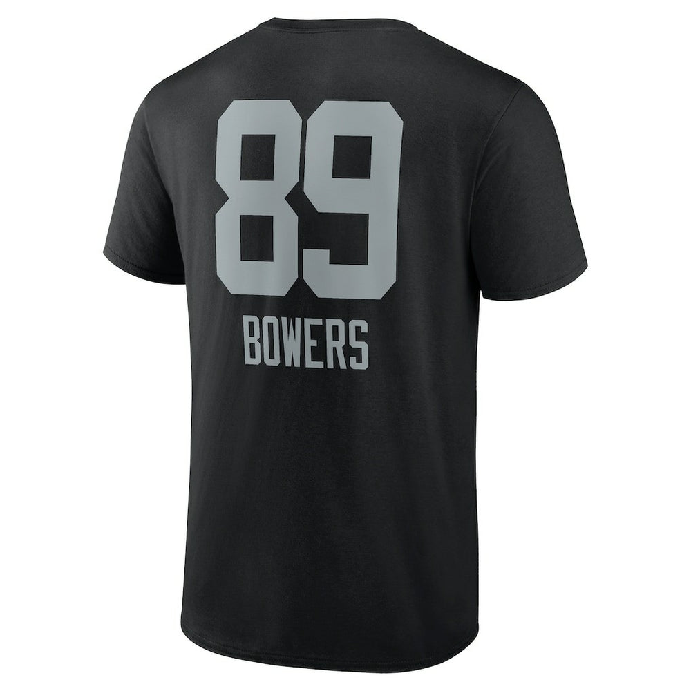 Las Vegas Raiders  Brock Bowers  Name & Number Team Wordmark T-Shirt