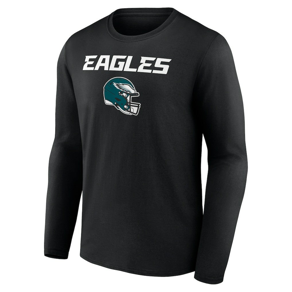 Philadelphia Eagles  Saquon Barkley  Name & Number Team Wordmark Long Sleeve T-Shirt