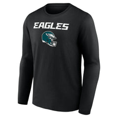 Philadelphia Eagles  Saquon Barkley  Name & Number Team Wordmark Long Sleeve T-Shirt