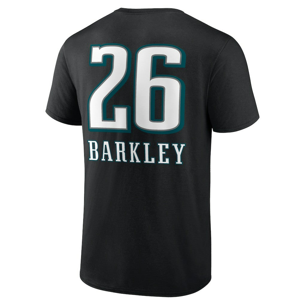 Philadelphia Eagles  Saquon Barkley  Name & Number Team Wordmark T-Shirt
