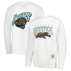 Jacksonville Jaguars Mitchell & Ness Duval Classic Logos Pullover Sweatshirt