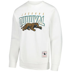 Jacksonville Jaguars Mitchell & Ness Duval Classic Logos Pullover Sweatshirt