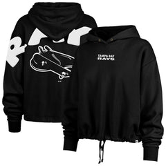 Tampa Bay Rays '47 Women's City Connect Venice Cropped Pullover Hoodie | MLB New