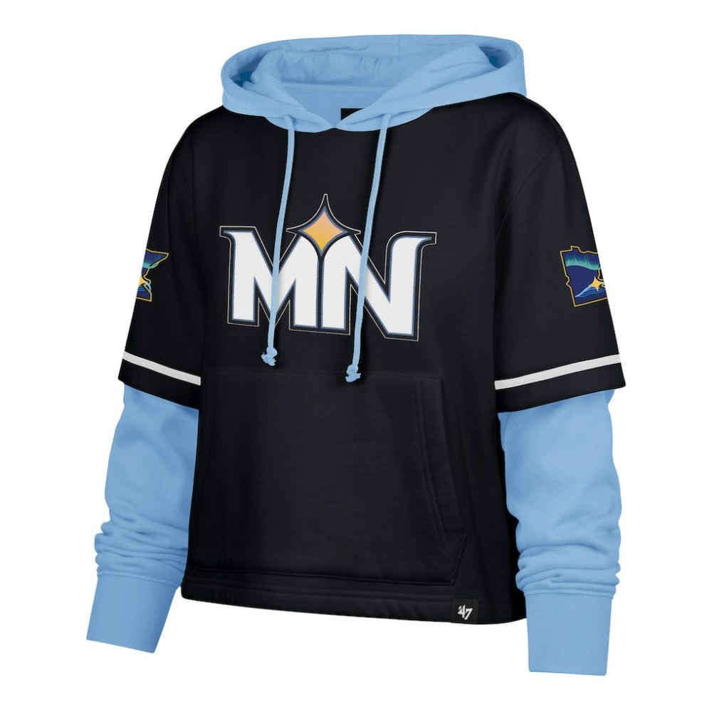 Minnesota Twins '47 Women's City Connect Shortstop Cropped Pullover Hoodie | MLB Online