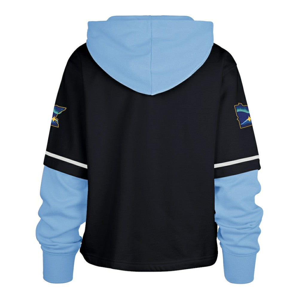 Minnesota Twins '47 Women's City Connect Shortstop Cropped Pullover Hoodie | MLB Online