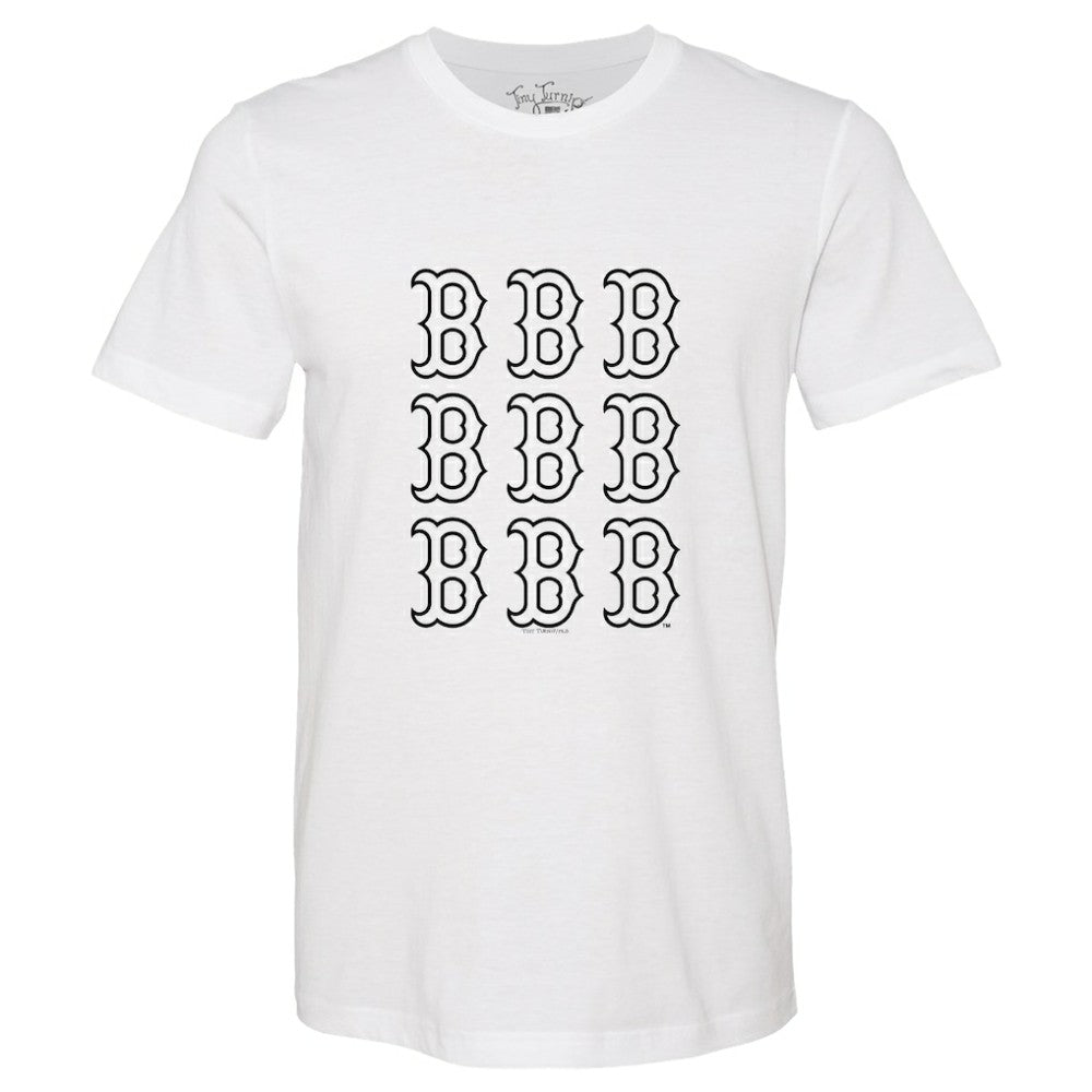 Boston Red Sox Tiny Turnip Women's Logo Grid T-Shirt | MLB Shop