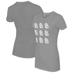 St. Louis Cardinals Tiny Turnip Women's Logo Grid  T-Shirt | MLB For sale