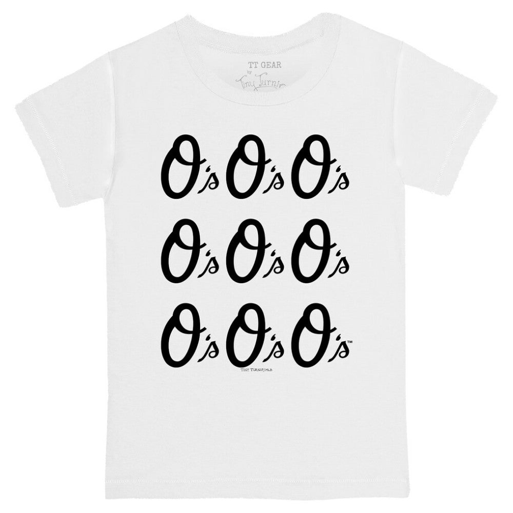 Baltimore Orioles Tiny Turnip Youth Logo Grid T-Shirt | MLB US
