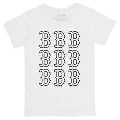 Boston Red Sox Tiny Turnip Youth Logo Grid T-Shirt | MLB Discount
