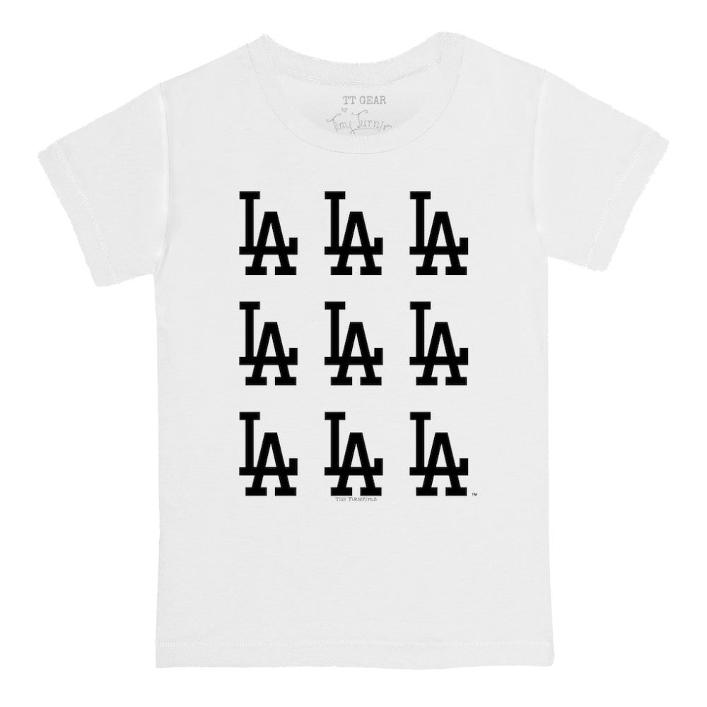 Los Angeles Dodgers Tiny Turnip Youth Logo Grid T-Shirt | MLB Near me
