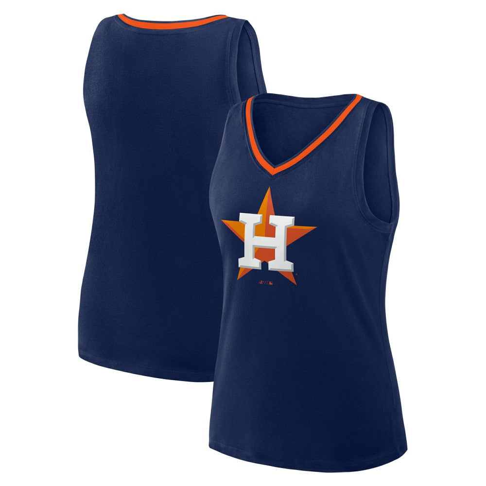 Houston Astros Women's Plus Sized Stellar Win V-Neck Tank Top | MLB For sale