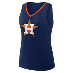 Houston Astros Women's Plus Sized Stellar Win V-Neck Tank Top | MLB For sale