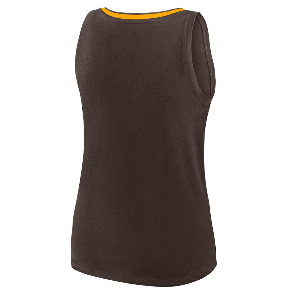 San Diego Padres Women's Plus Sized Stellar Win V-Neck Tank Top | MLB On Sale