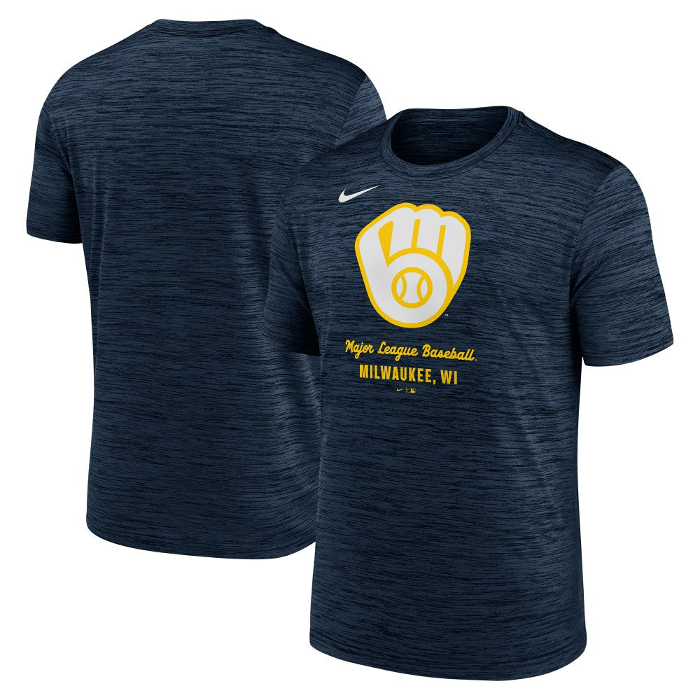Milwaukee Brewers Nike Velocity Dri-FIT T-Shirt | MLB Shop
