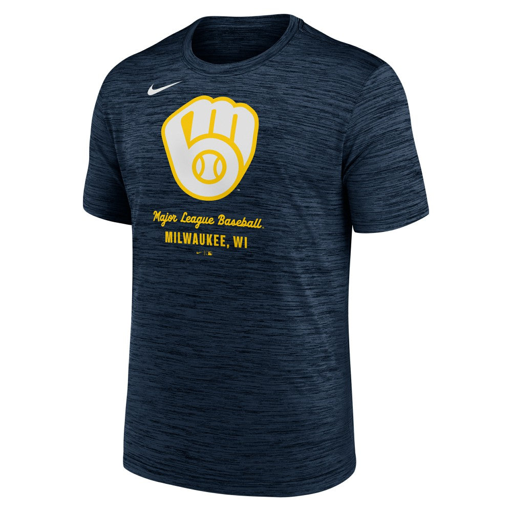 Milwaukee Brewers Nike Velocity Dri-FIT T-Shirt | MLB Shop