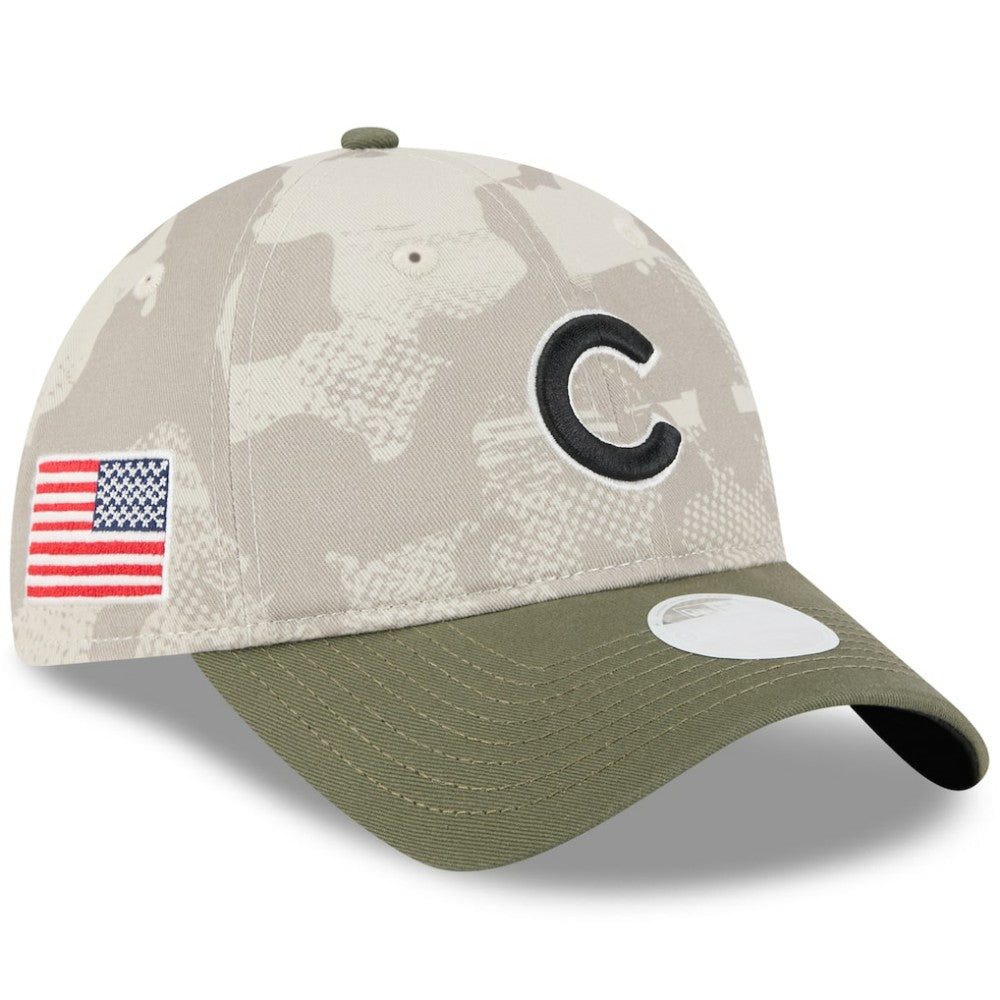 Chicago Cubs New Era Women's 2025 Armed Forces Day 9TWENTY Adjustable Hat | MLB On Sale