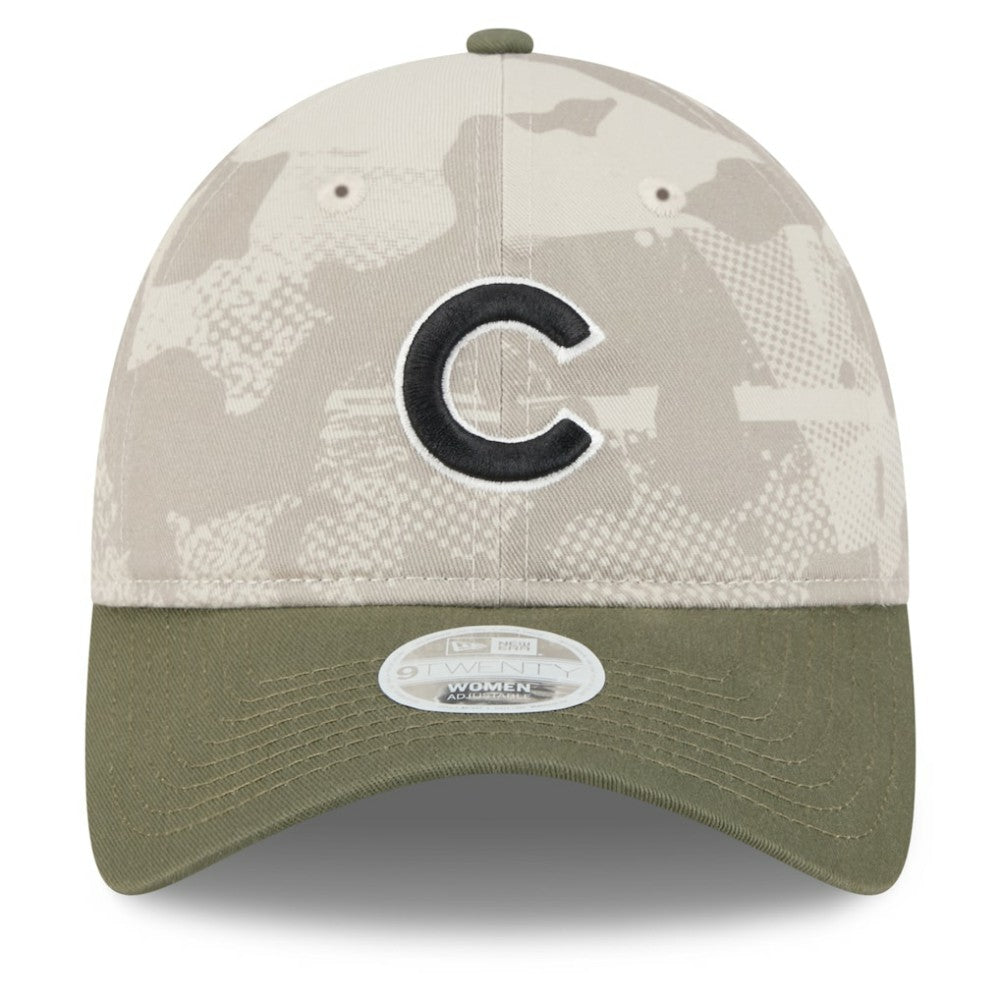 Chicago Cubs New Era Women's 2025 Armed Forces Day 9TWENTY Adjustable Hat | MLB On Sale