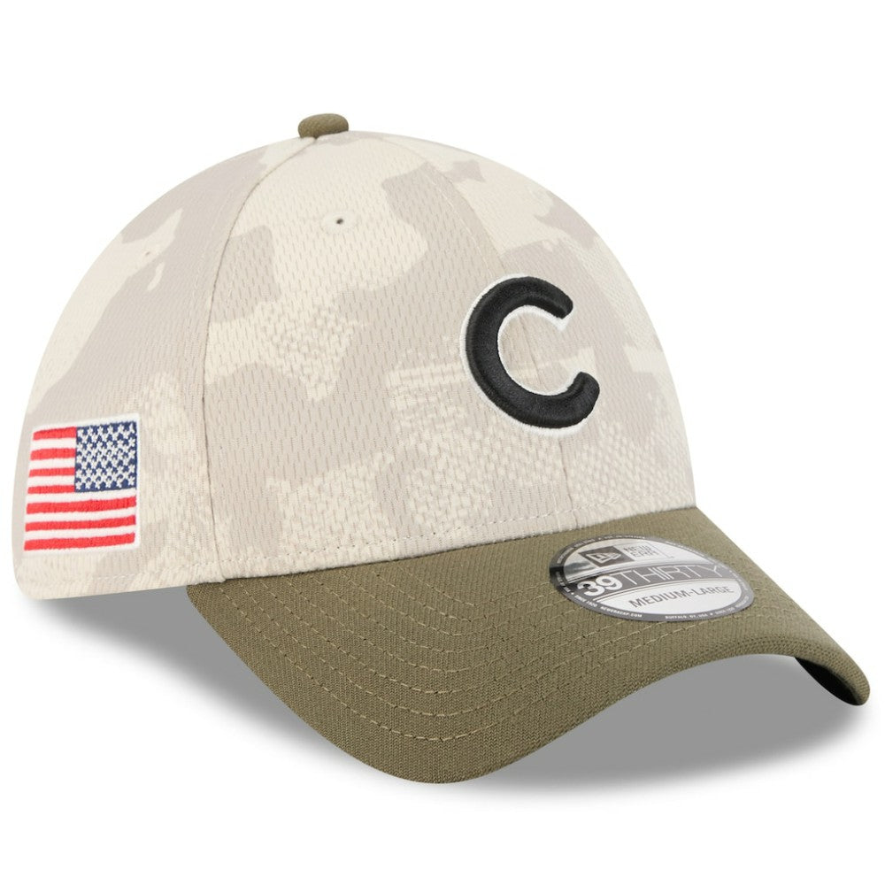 Chicago Cubs New Era 2025 Armed Forces Day 39THIRTY Flex Hat | MLB New