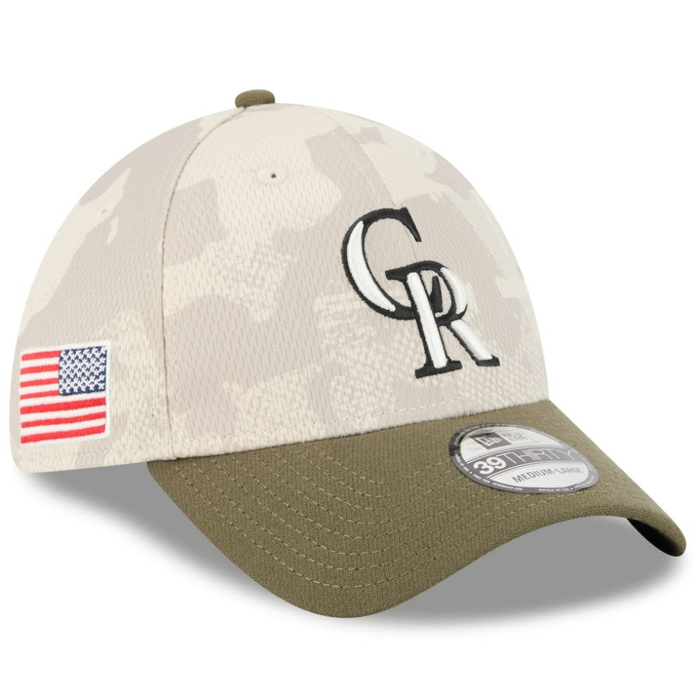 Colorado Rockies New Era 2025 Armed Forces Day 39THIRTY Flex Hat | MLB Near me