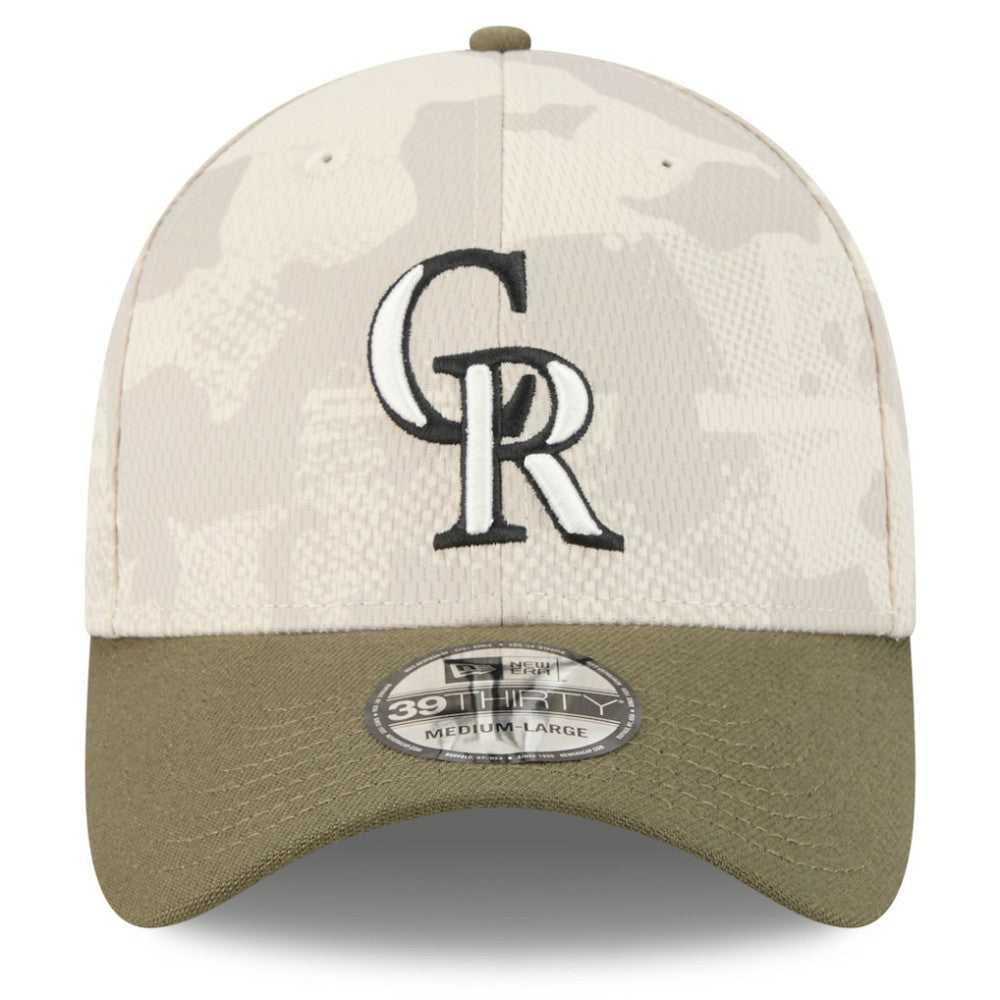 Colorado Rockies New Era 2025 Armed Forces Day 39THIRTY Flex Hat | MLB Near me