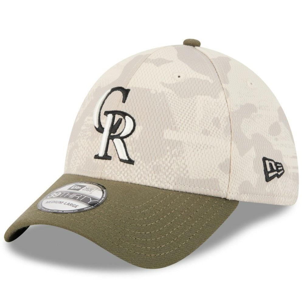 Colorado Rockies New Era 2025 Armed Forces Day 39THIRTY Flex Hat | MLB Near me
