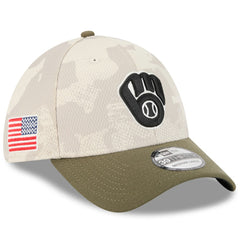 Milwaukee Brewers New Era 2025 Armed Forces Day 39THIRTY Flex Hat | MLB For sale