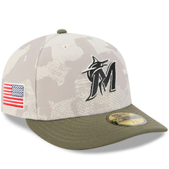 Miami Marlins New Era 2025 Armed Forces Day 59FIFTY Fitted Hat | MLB New