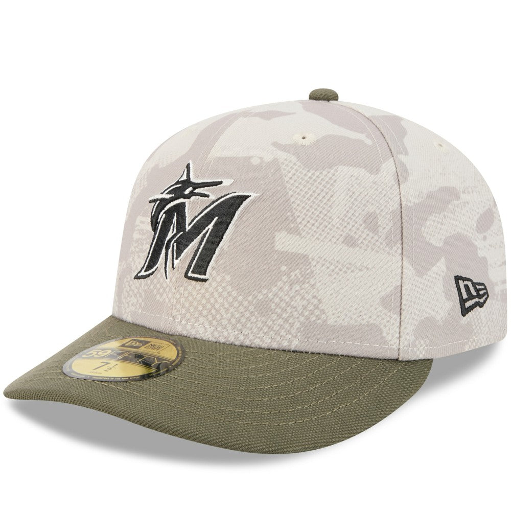 Miami Marlins New Era 2025 Armed Forces Day 59FIFTY Fitted Hat | MLB New
