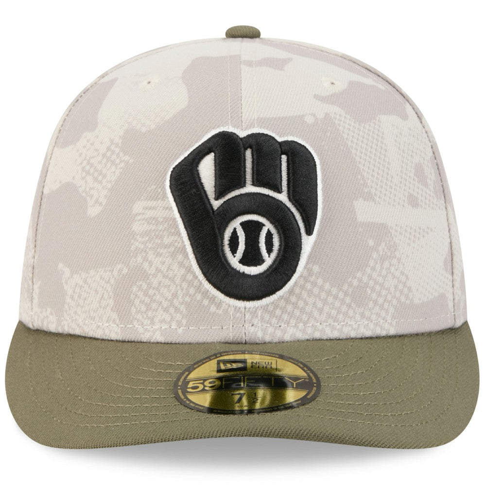 Milwaukee Brewers New Era 2025 Armed Forces Day 59FIFTY Fitted Hat | MLB Outlet