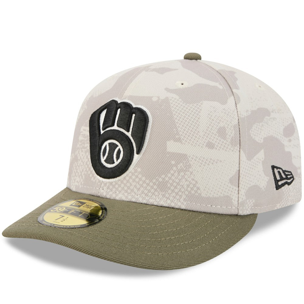 Milwaukee Brewers New Era 2025 Armed Forces Day 59FIFTY Fitted Hat | MLB Outlet