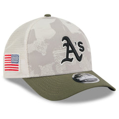 Athletics New Era 2025 Armed Forces Day 9FORTY M-Crown A-Frame Adjustable Hat | MLB US