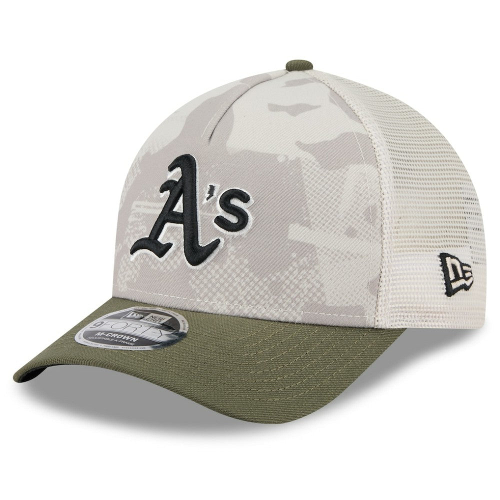 Athletics New Era 2025 Armed Forces Day 9FORTY M-Crown A-Frame Adjustable Hat | MLB US