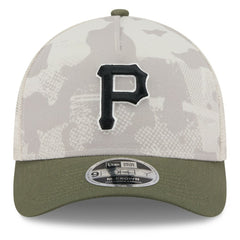 Pittsburgh Pirates New Era 2025 Armed Forces Day 9FORTY M-Crown A-Frame Adjustable Hat | MLB For sale