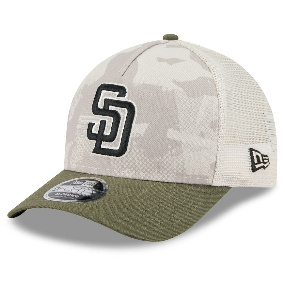 San Diego Padres New Era 2025 Armed Forces Day 9FORTY M-Crown A-Frame Adjustable Hat | MLB New