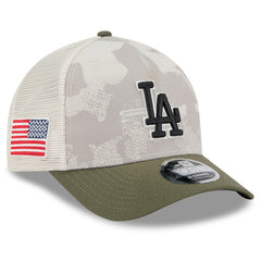 Los Angeles Dodgers New Era 2025 Armed Forces Day 9FORTY M-Crown A-Frame Adjustable Hat | MLB Outlet