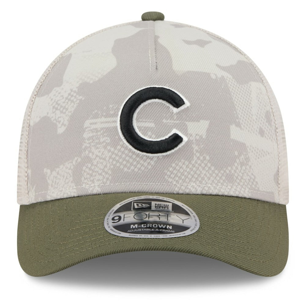 Chicago Cubs New Era 2025 Armed Forces Day 9FORTY M-Crown A-Frame Adjustable Hat | MLB On Sale