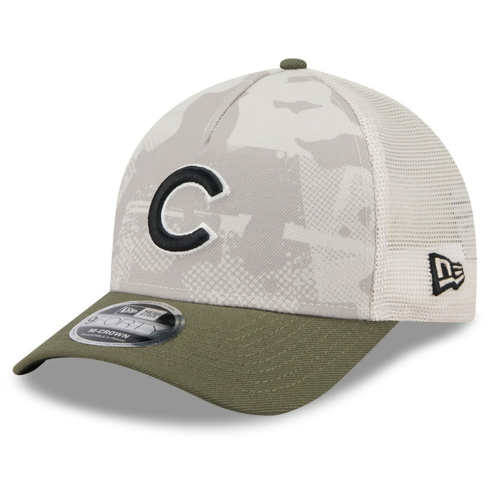 Chicago Cubs New Era 2025 Armed Forces Day 9FORTY M-Crown A-Frame Adjustable Hat | MLB On Sale