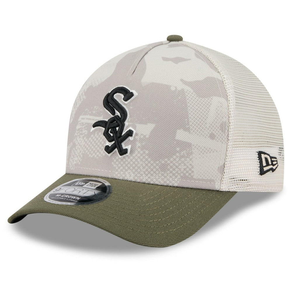 Chicago White Sox New Era 2025 Armed Forces Day 9FORTY M-Crown A-Frame Adjustable Hat | MLB New