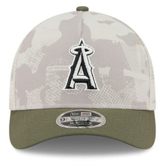 Los Angeles Angels New Era 2025 Armed Forces Day 9FORTY M-Crown A-Frame Adjustable Hat | MLB New