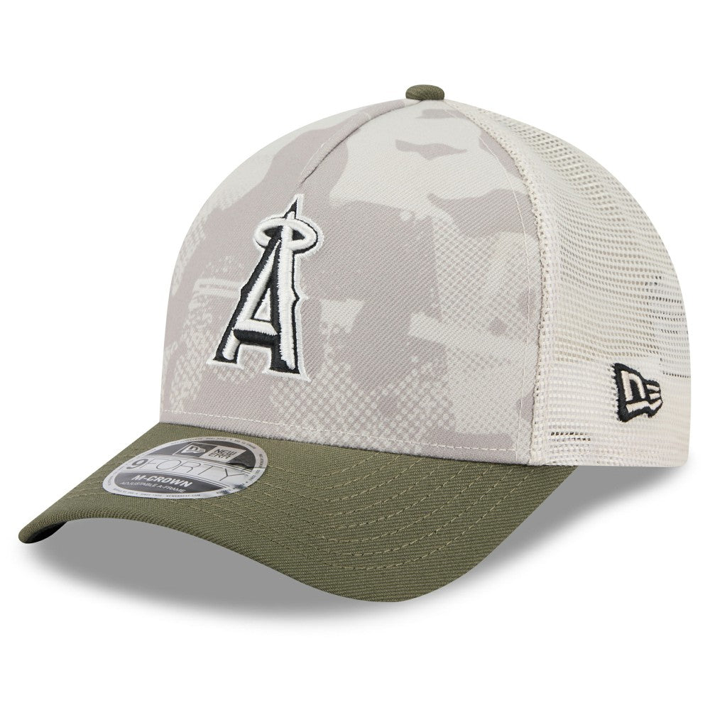 Los Angeles Angels New Era 2025 Armed Forces Day 9FORTY M-Crown A-Frame Adjustable Hat | MLB New