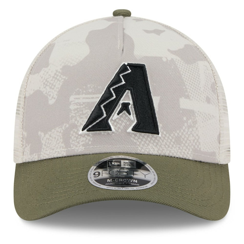 Arizona Diamondbacks New Era 2025 Armed Forces Day 9FORTY M-Crown A-Frame Adjustable Hat | MLB Online