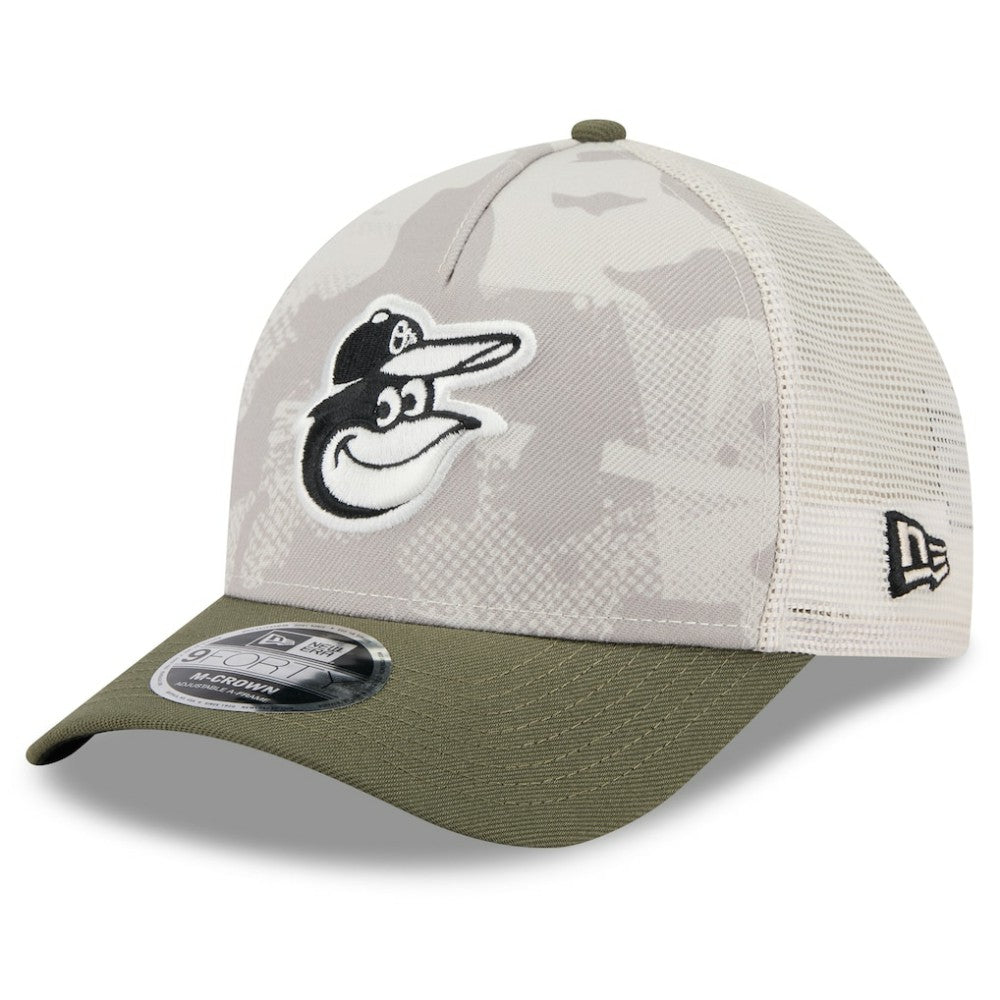 Baltimore Orioles New Era 2025 Armed Forces Day 9FORTY M-Crown A-Frame Adjustable Hat | MLB On Sale