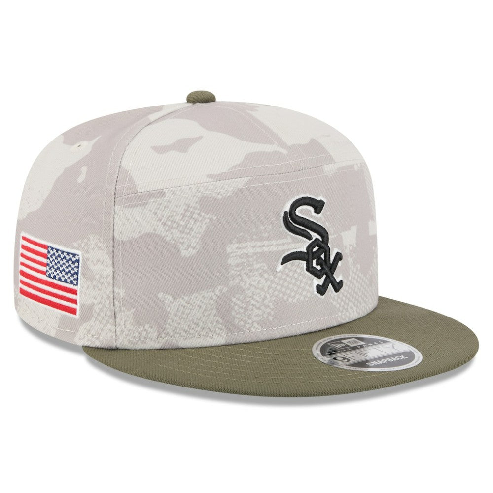 Chicago White Sox New Era 2025 Armed Forces Day Split Panel 9FIFTY Snapback Hat | MLB Online