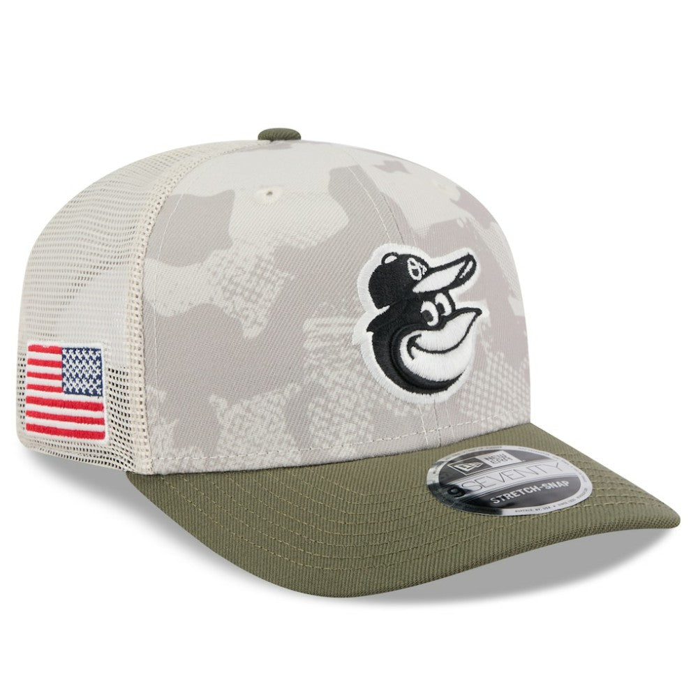 Baltimore Orioles New Era 2025 Armed Forces Day 9SEVENTY Stretch-Snap Hat | MLB New