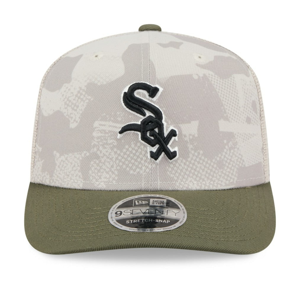 Chicago White Sox New Era 2025 Armed Forces Day 9SEVENTY Stretch-Snap Hat | MLB Discount