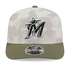 Miami Marlins New Era 2025 Armed Forces Day 9SEVENTY Stretch-Snap Hat | MLB On Sale