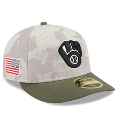 Milwaukee Brewers New Era 2025 Armed Forces Day Low Profile 59FIFTY Fitted Hat | MLB Shop
