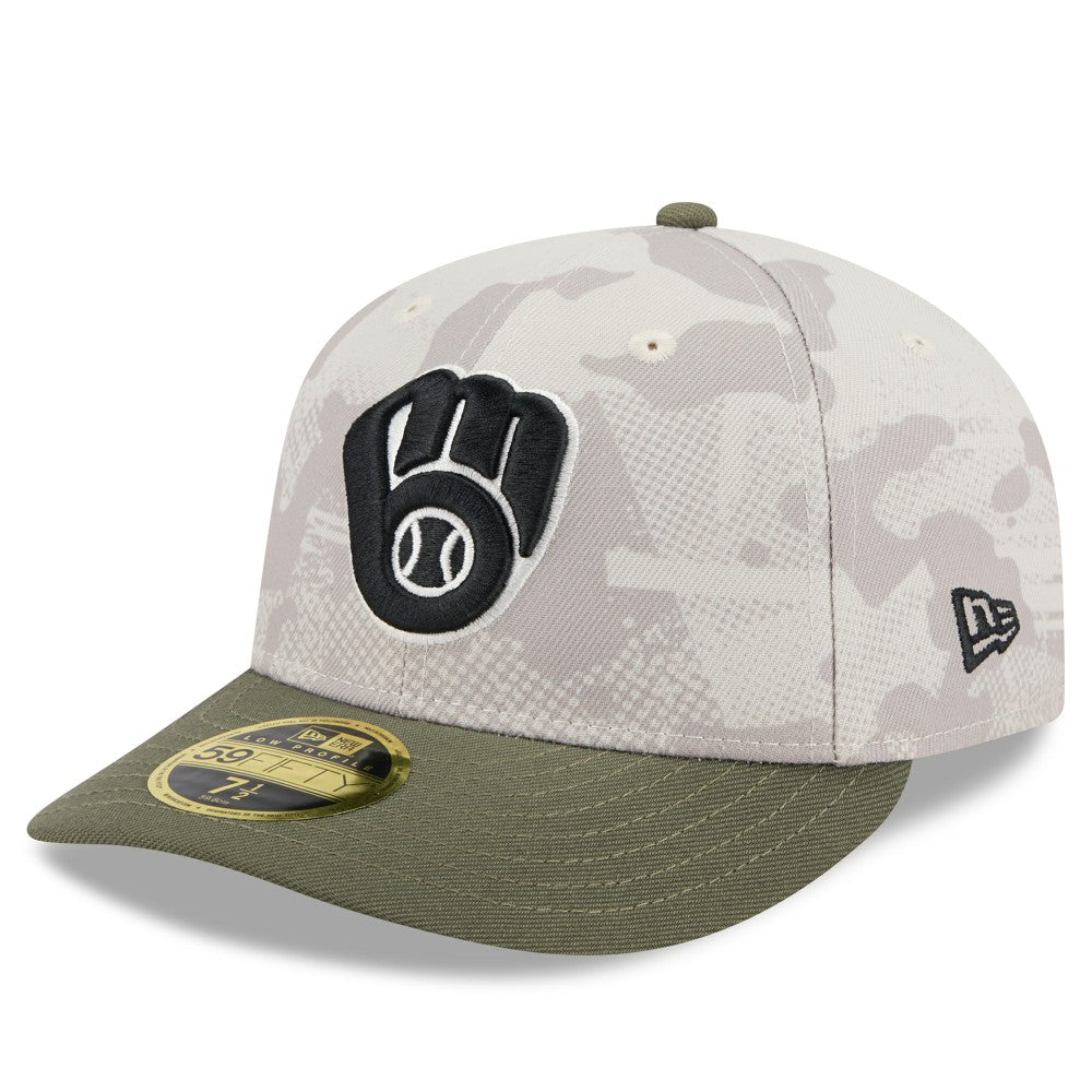 Milwaukee Brewers New Era 2025 Armed Forces Day Low Profile 59FIFTY Fitted Hat | MLB Shop