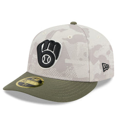 Milwaukee Brewers New Era 2025 Armed Forces Day Low Profile 59FIFTY Fitted Hat | MLB Shop