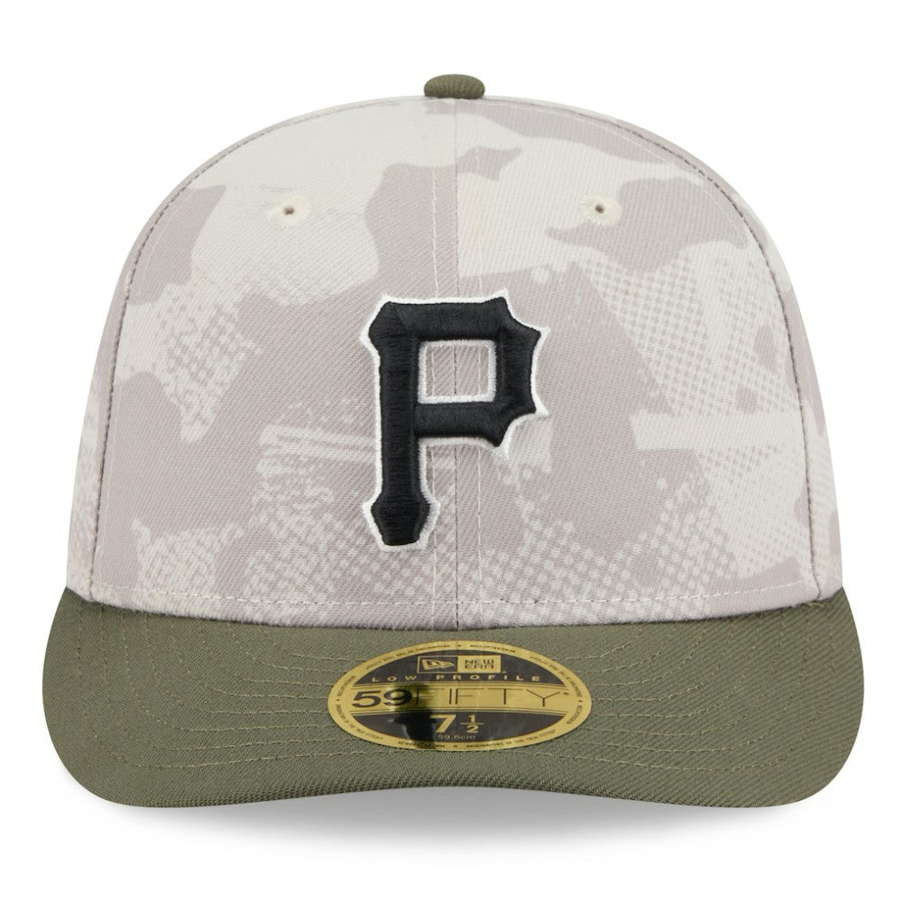 Pittsburgh Pirates New Era 2025 Armed Forces Day Low Profile 59FIFTY Fitted Hat | MLB For sale
